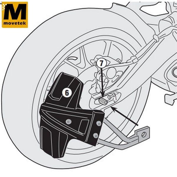 Bộ kit chuyên dụng Givi RM2139KIT Yamaha Tracer 900 GT 18-20