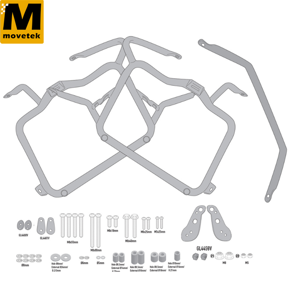 Khung hông Givi PL7711 KTM 390 Adventure 20-22
