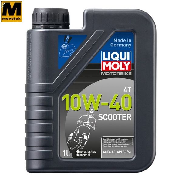 Dầu nhớt động cơ Liqui Moly cho xe ga 10W40 Scooter - 1618 |