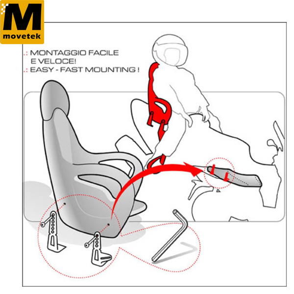 Bộ kit gắn ghế dành cho trẻ em Givi S650KIT