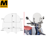 Kính chắn gió Givi 1168A Honda Cub C125 18-22