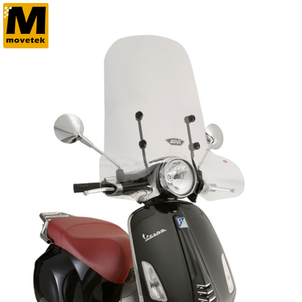 Kính chắn gió Givi 5608A Piaggio Vespa Primavera 50-125-150 14-22