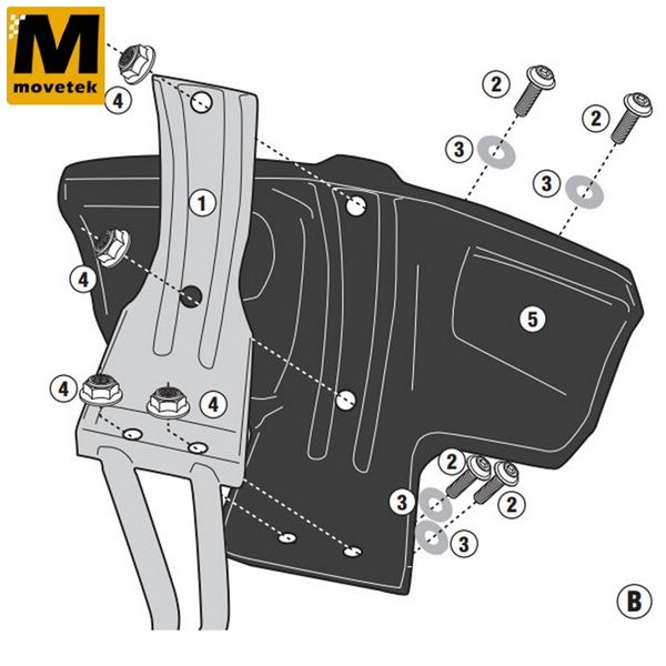 Bộ kit chuyên dụng Givi RM7710KIT Husqvarna Norden 901, KTM 790 Adventure R, KTM 890 Adventure L R Rally 19