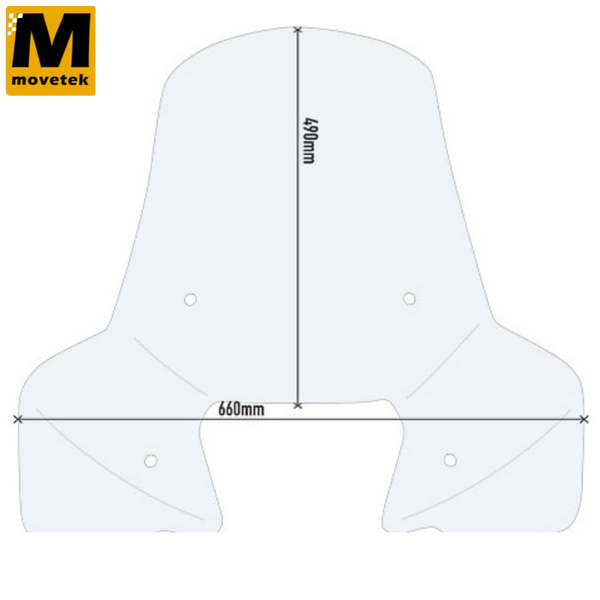 Kính chắn gió Givi 7057A cho nhiều dòng xe