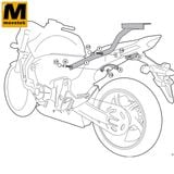 Baga sau Givi 1102FZ Honda CBR Hornet 600 11-13