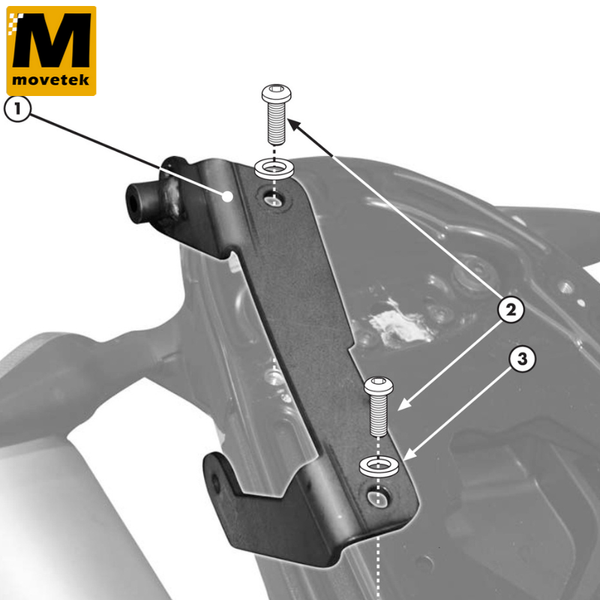 Bộ kit chuyên dụng Givi 7400KIT Ducati Monster 696 796 1100 08-14, Monster 1100 Evo 11-22