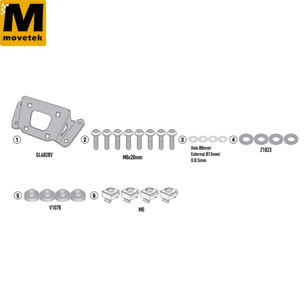 Bộ kit chuyên dụng Givi A2156A Yamaha MT-09 SP 21-22