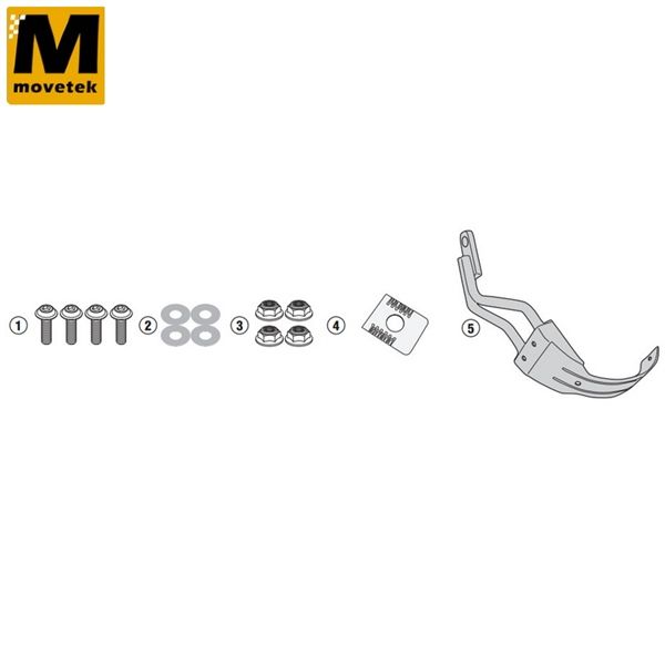 Bộ kit chuyên dụng Givi RM2139KIT Yamaha Tracer 900 GT 18-20