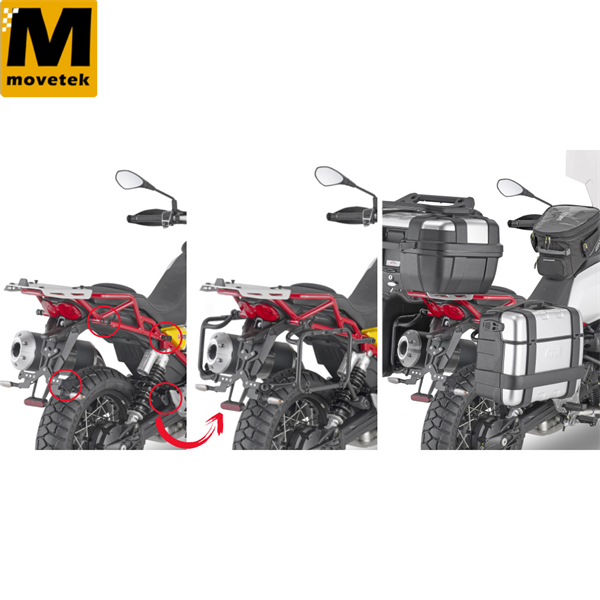 Khung hông Givi PLOR8203MK Moto Guzzi V 85 TT 19-21