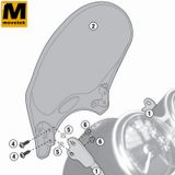 Pat kinh chắn gió Givi AL6410A cho 100AL, 140A, 140S Bonneville T100, T120 17