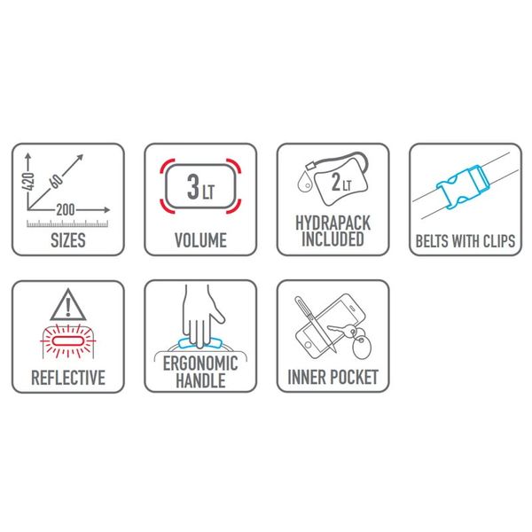 Túi đeo lưng có vòi nước uống Givi GRT719V