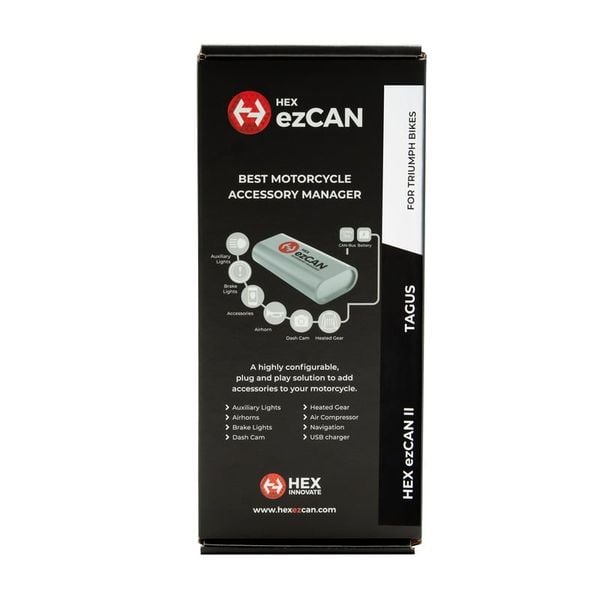 Bộ dây canbus ezCAN II Tagus cho Triumph Tiger 900, 1200