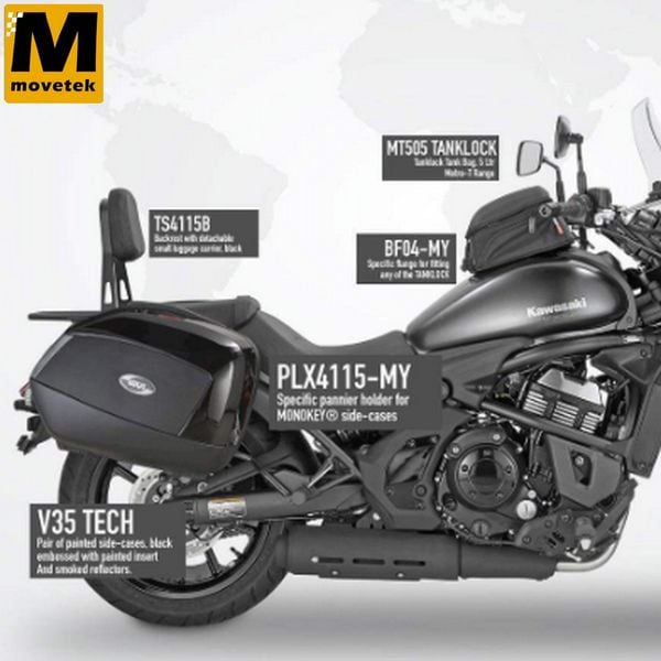 Khung hông Givi PLX4115-MY Kawasaki Vulcan S650 chuyên dùng cho V35