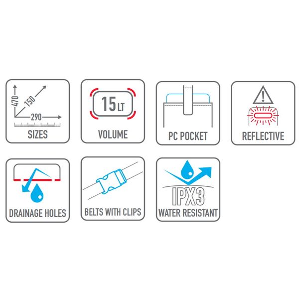 Ba lô đeo lưng chống nước Givi CIT03