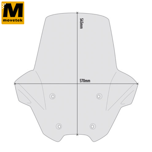 Kính chắn gió Givi D1186S Honda Forza 750 21-22