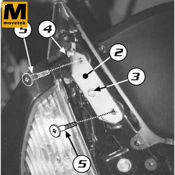 Bộ kit chuyên dụng Givi D214KIT Honda Silver Wing 400 06-09, Silver Wing 600 ABS 01-09