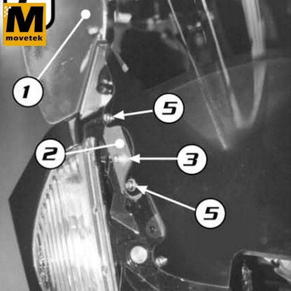 Bộ kit chuyên dụng Givi D214KIT Honda Silver Wing 400 06-09, Silver Wing 600 ABS 01-09