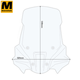 Kính chắn gió Givi D6415ST Triumph Tiger 900 20-22