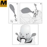 Bộ kit chuyên dụng Givi A1125A Honda SH Mode 125 13-20