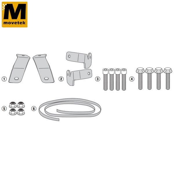 Bộ kit chuyên dụng Givi 1146KIT Honda NC750S NC750X DCT 16-20