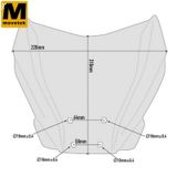 Kính chắn gió Givi A1165 cho xe CB1000R, R Plus 18