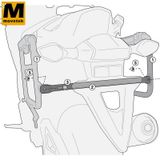 Khung hông Givi PL1111CAM cho thùng Trekker Outback Honda NC700 NC750 14-15