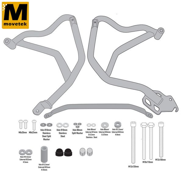 Khung bảo vệ động cơ Givi TN5138 cho BMW S1000XR 20-22