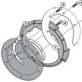 Ngàm túi bình xăng tanklock Givi BF02 MY