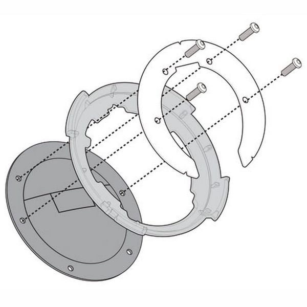 Ngàm túi bình xăng tanklock Givi BF03
