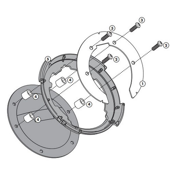Ngàm túi bình xăng tanklock Givi BF10