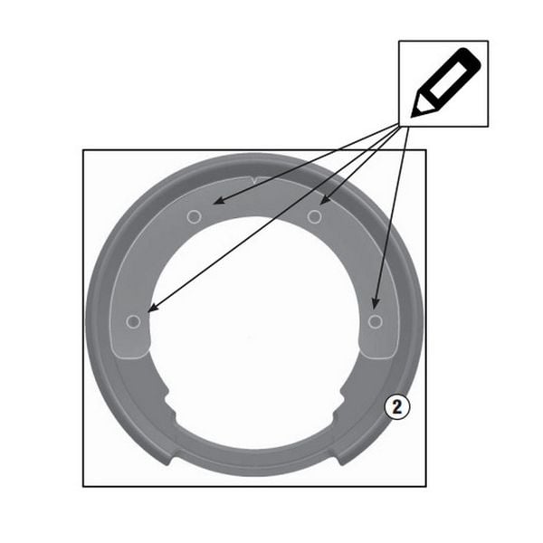 Ngàm túi bình xăng tanklock Givi BF11