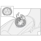 Ngàm túi bình xăng tanklock Givi BF22