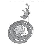 Ngàm túi bình xăng tanklock Givi BF22