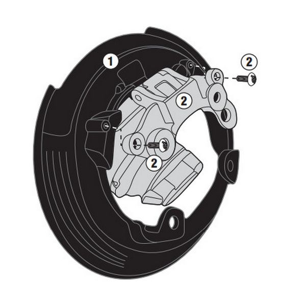 Ngàm túi bình xăng tanklock Givi BF29