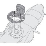 Ngàm túi bình xăng tanklock Givi BF29