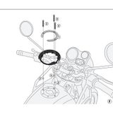 Ngàm túi bình xăng tanklock Givi BF39