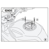 Ngàm túi bình xăng tanklock Givi BF63