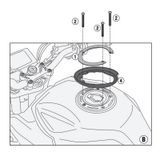Ngàm túi bình xăng tanklock Givi BF63