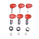 Bộ ba ổ khóa thay thế Givi Z228 cùng chìa monolock