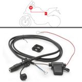 Bộ dây cấp nguồn sạc 12V Givi S110 cho túi bình xăng
