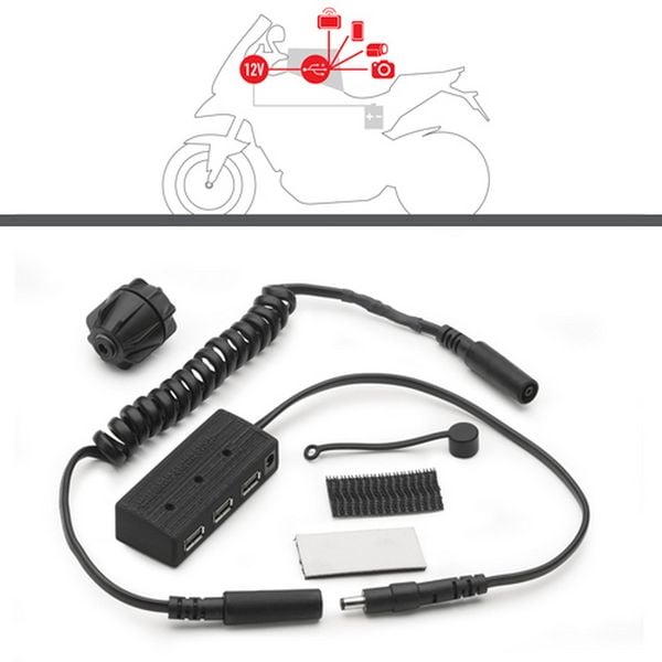 Bộ chia cổng sạc Givi S111 cho túi bình xăng