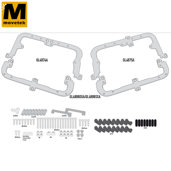 Khung hông Givi PL5112CAM cho thùng Trekker Outback BMW R1200GS 13-18, R1250GS Adventure 21