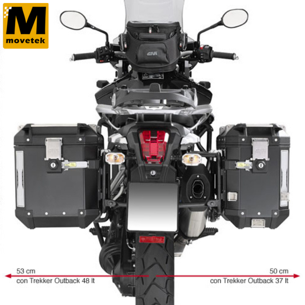 Khung hông Givi PL6408CAM cho thùng Trekker Outback Triumph Tiger Explorer 1200 12-17, Tiger 1200 18