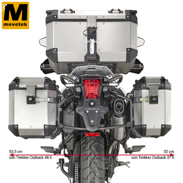Khung hông Givi PL6413CAM cho thùng Trekker Outback Triumph Tiger 800 18-20