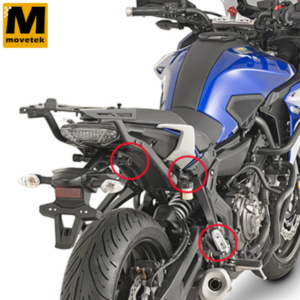 Khung hông Givi PLR2130 Yamaha Tracer 700 16-19