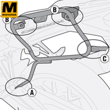 Khung hông Givi PLX1121 cho thùng V35 V37 Honda CB 500 X 13-18