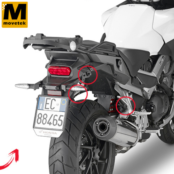 Khung hông Givi PLXR1139 cho thùng V35, V37 Honda Crossrunner 15