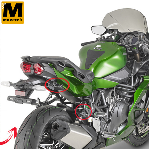 Khung hông Givi PLXR4123 cho thùng V35, V37 Kawasaki H2 SX 18-22