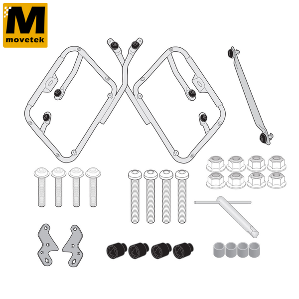 Khung hông Givi PLXR4123 cho thùng V35, V37 Kawasaki H2 SX 18-22