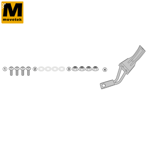 Bộ kit chuyên dụng Givi RM1156KIT Honda X-ADV, Forza 750 17